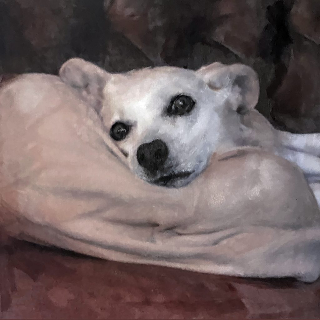 Oil Painting of Dog